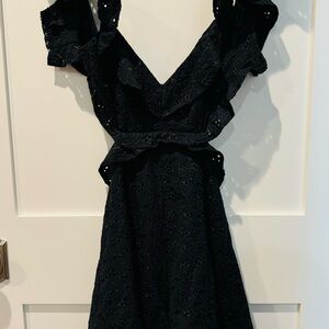 Alexis Astr The Label Navy Blue Romper